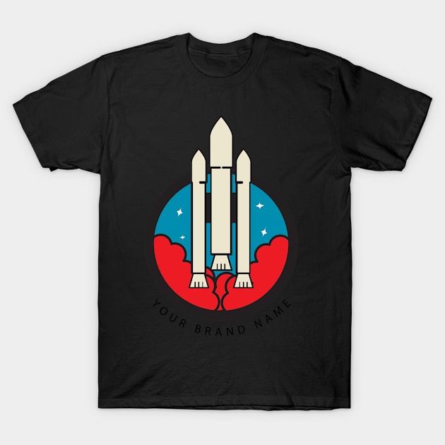 Rocket Art T-Shirt by Tribun Dash